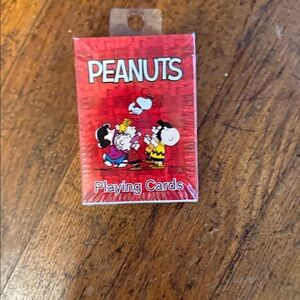 Peanuts Red Playing Cards